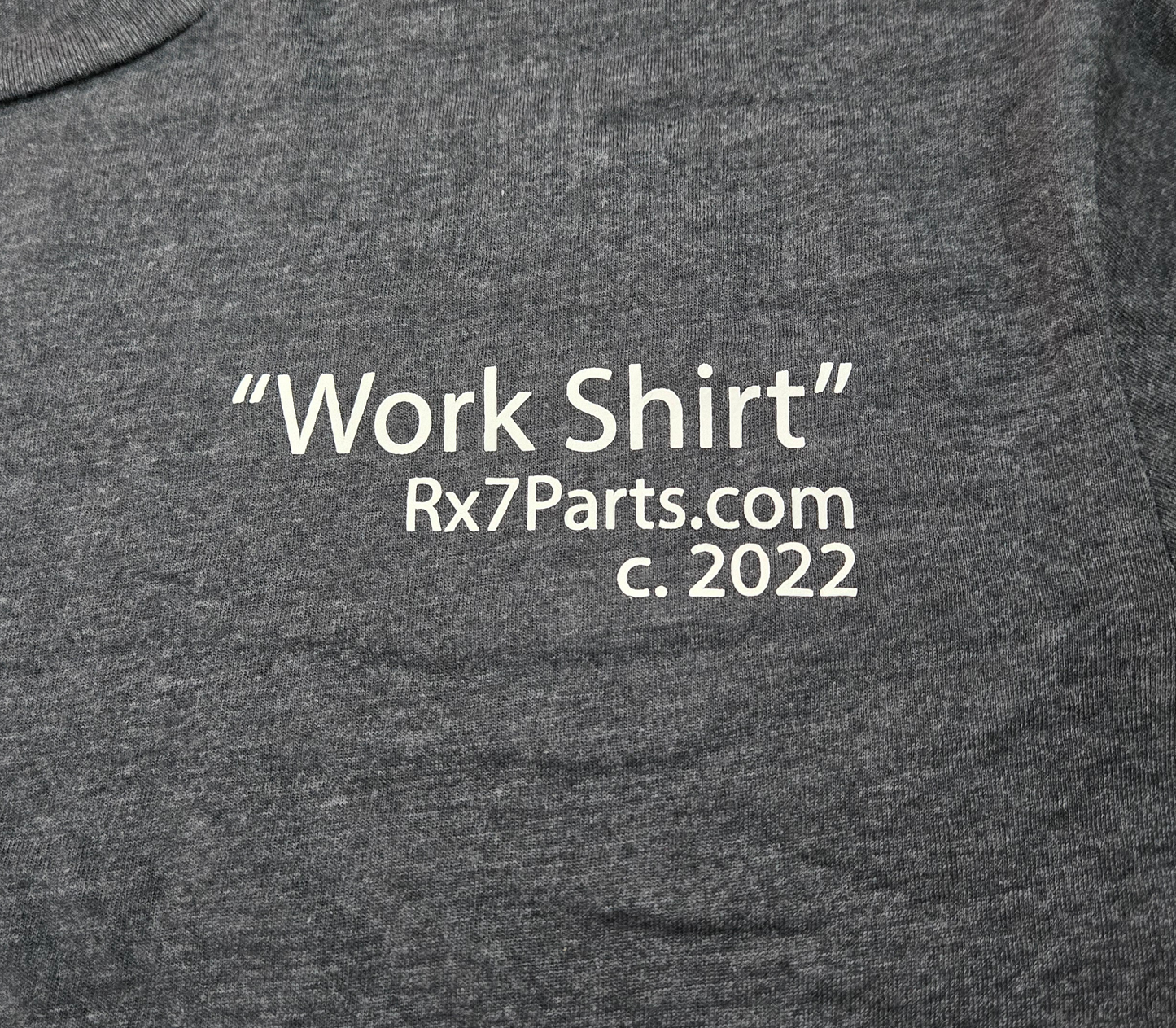 Your Designated "Work Shirt" - Rx7Parts.com