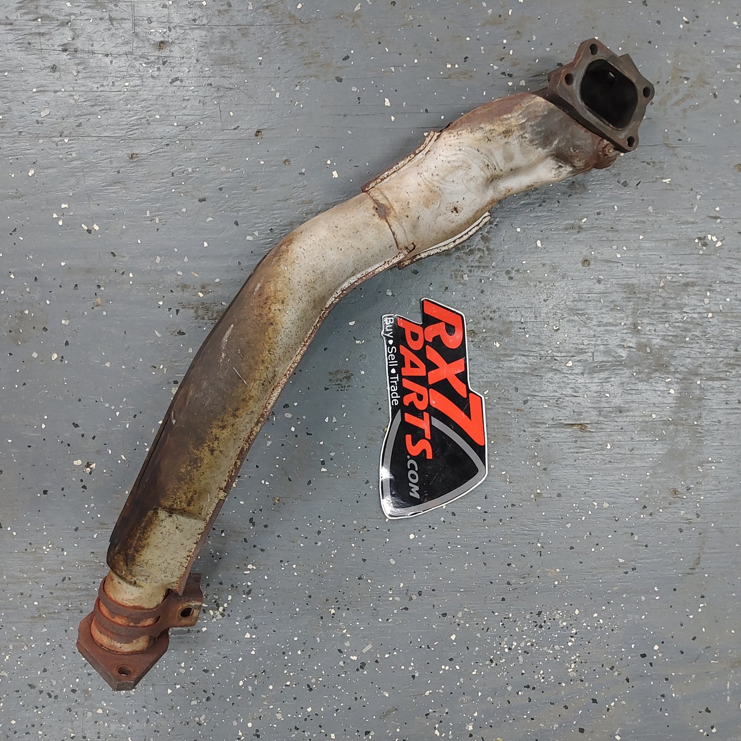 JDM Downpipe Catless No Pre-Cat with Heatshield  RX7 FD FD3S 93 - 02 Mazda S4B0/142