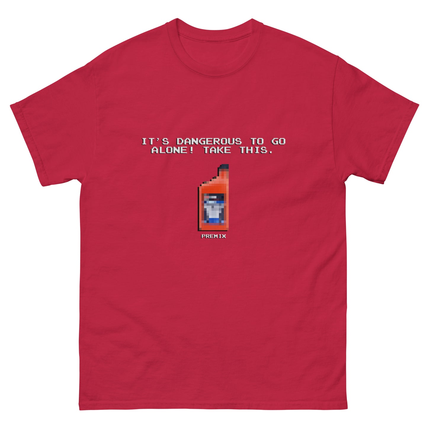 It's dangerous to go alone! Retro Premix T-Shirt